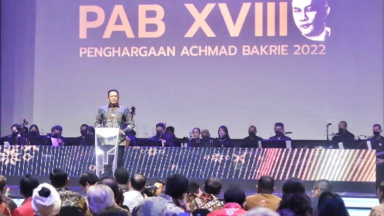 Ketua MPR RI Bamsoet apresiasi penghargaan Achmad Bakrie XVIII 2022/mpr.go.id