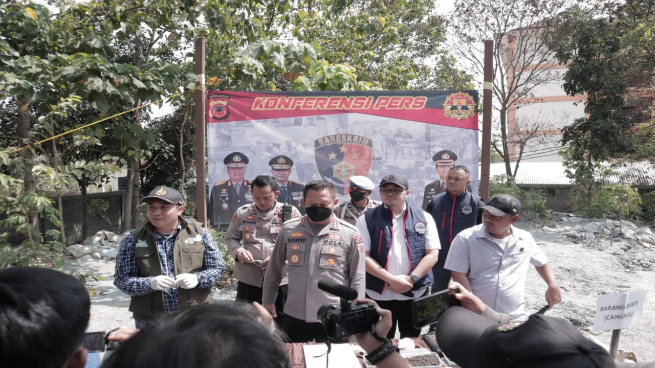 Polresta Bandung tangkap pelaku pencemaran lingkungan
