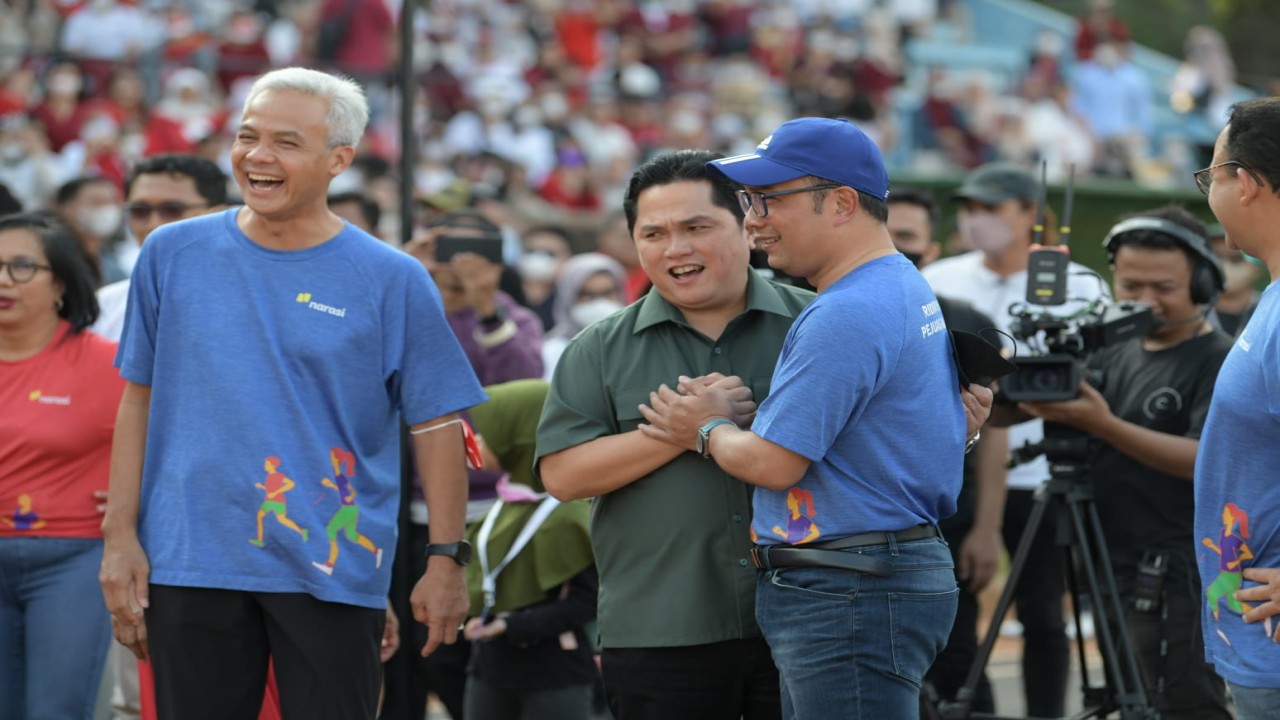 Gubernur Jawa Barat ikut lomba merayakan Indonesia percaya