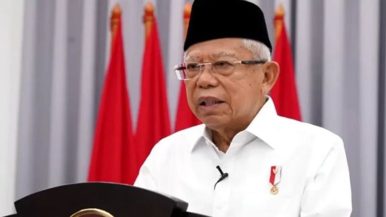 Wapres KH Ma'ruf Amin membuka secara resmi Multaqa Seniman dan Budayawan Muslim Se-Indonesia, FGD dan Rakornas Lembaga Seni Budaya Peradaban Islam (LSBPI) Majelis Ulama Indonesia (MUI), Selasa (2/8/2022). (SM/DAS/RJP-BPMI Setwapres)