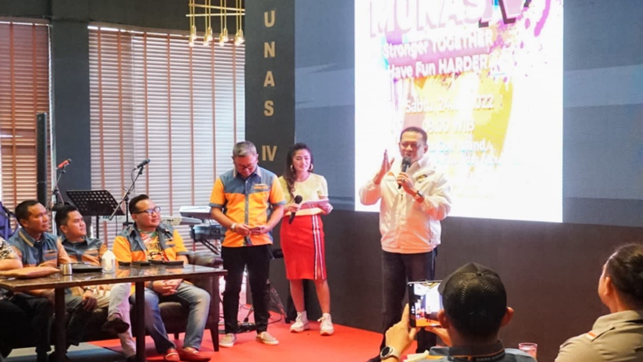 Ketua MPR RI sekaligus Ketua Umum Ikatan Motor Indonesia (IMI) Bambang Soesatyo