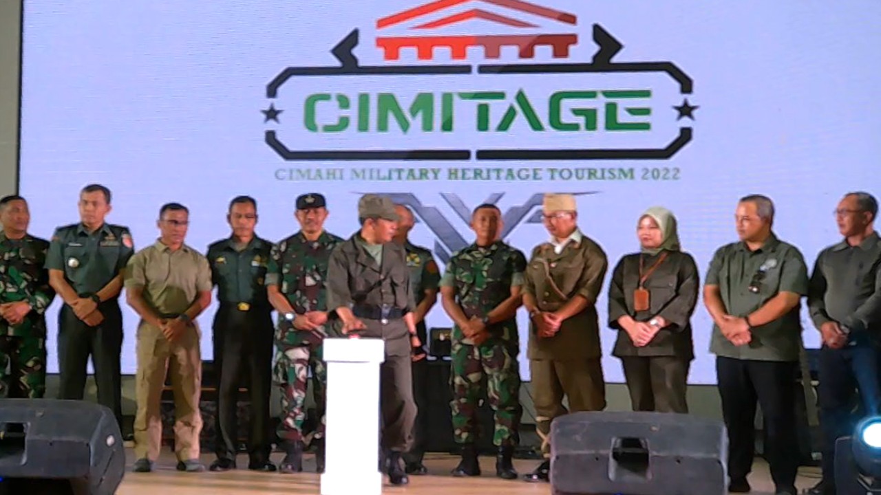 Pemkot Cimahi menggelar Launching Cimahi Military Heritage Tourism 2022 Rabu (28/09/2022).