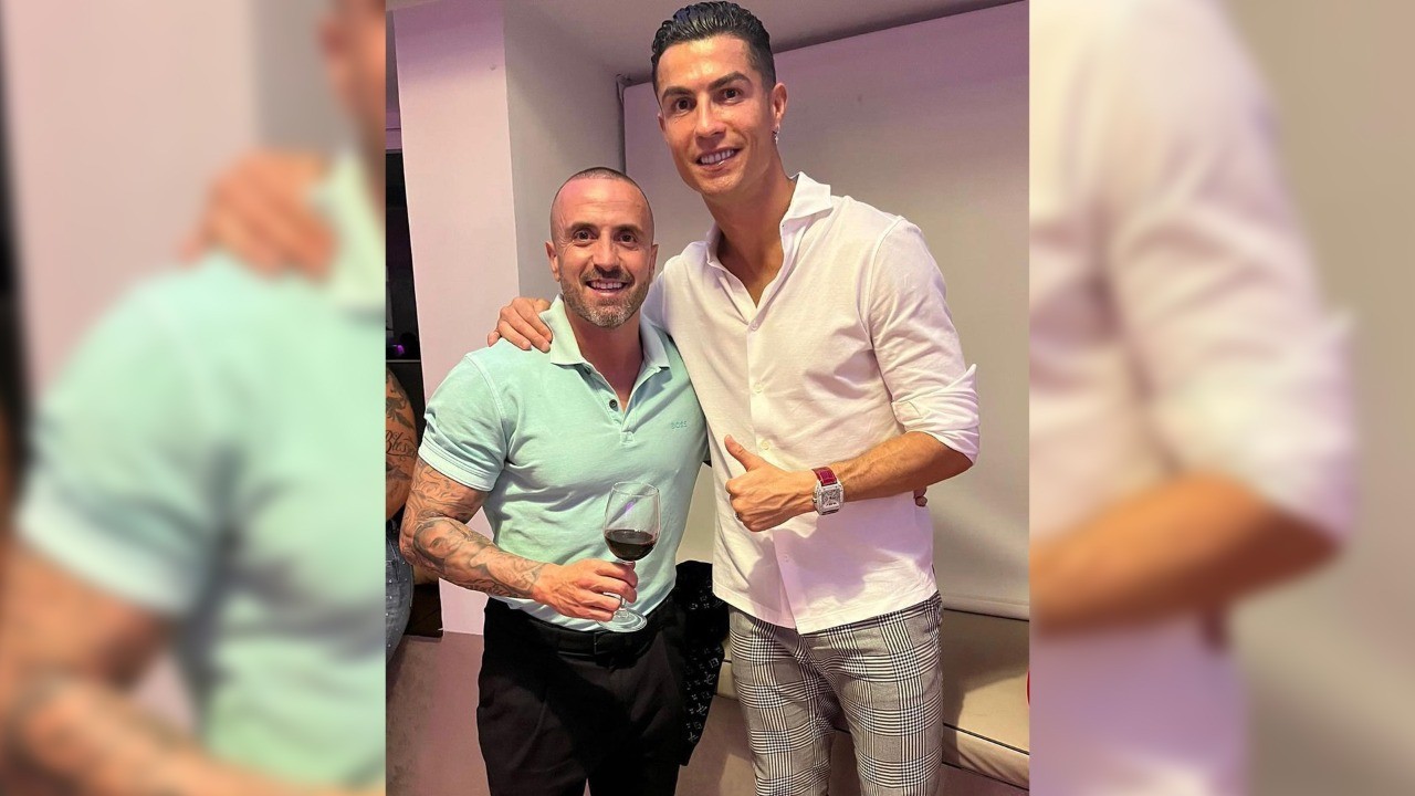 Paulo Sergio bersama Cristiano Ronaldo