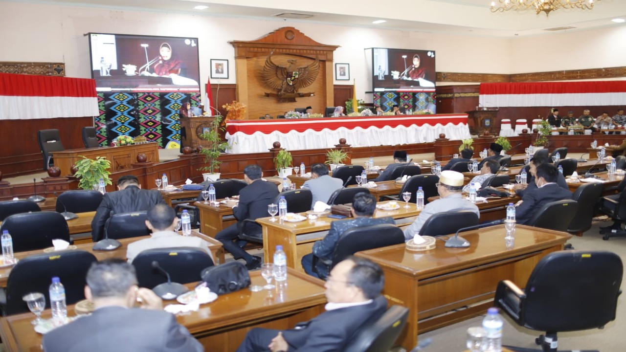 Rapat Paripurna ke-1 DPRD Provinsi NTB Masa Persidangan III Tahun 2022. Foto (Istimewa)