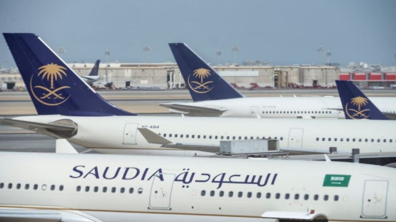 Ilustrasi. Pesawat milik maskapai Saudi Arabian Airlines. (Getty Image)