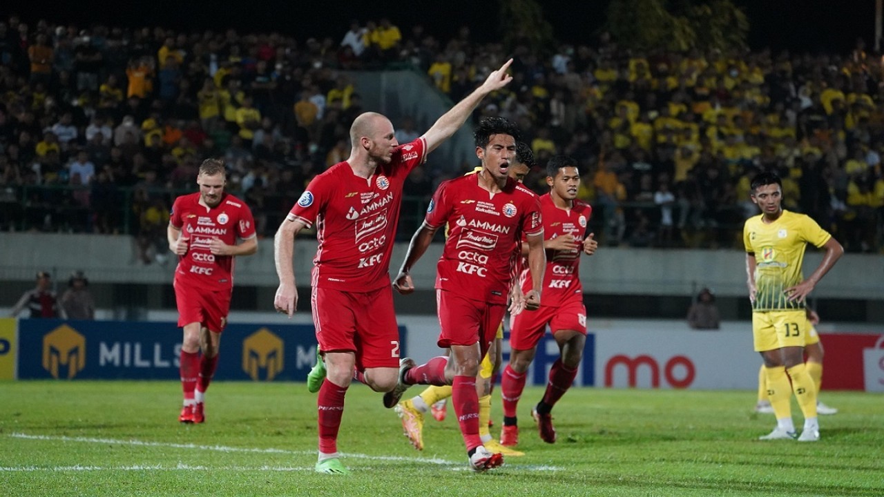 Selebrasi gol skuad Persija