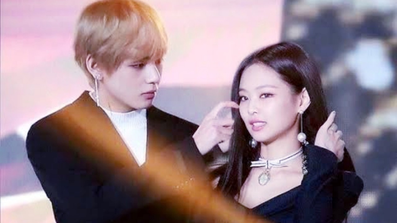 V BTS dan Jennie Blackpink/net