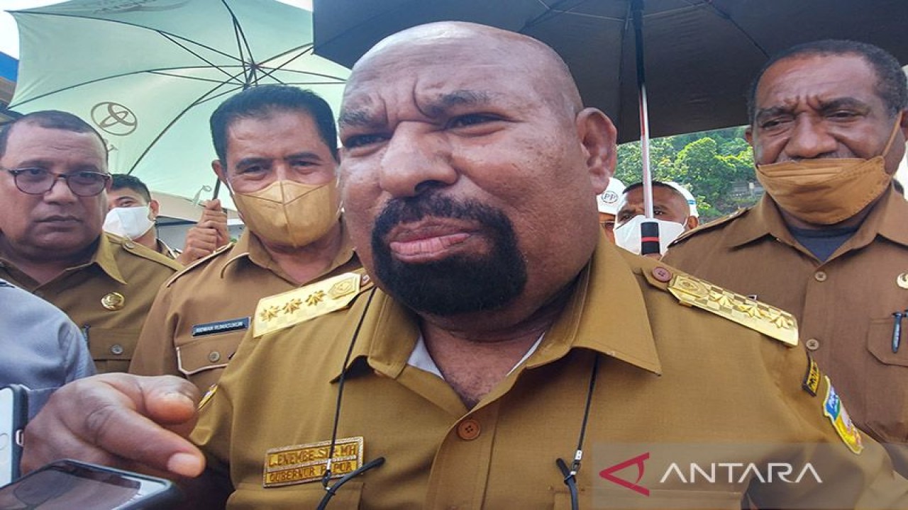 Gubernur Papua Lukas Enembe. ANTARA/HO-Humas Pemprov Papua/am