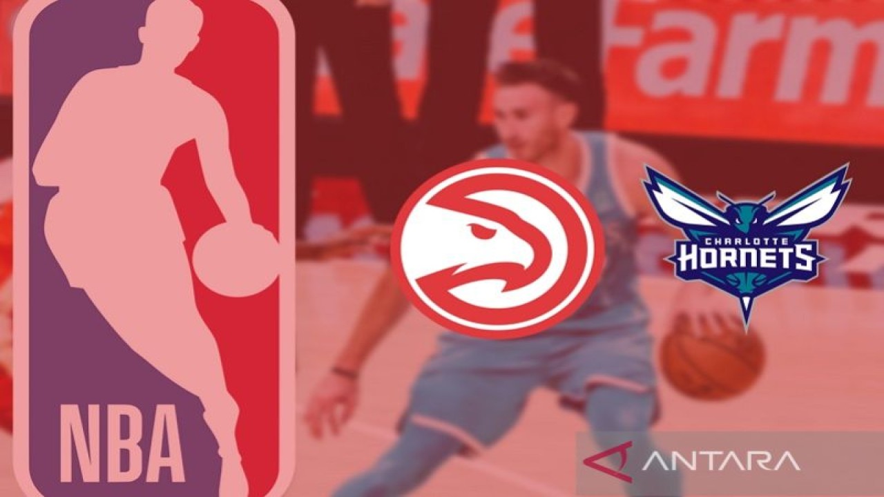 Ilustrasi pertandingan lanjutan NBA antara Atlanta Hawks melawan Charlotte Hornets yang berlangsung Senin (24/10/2022) WIB. (ANTARA/Gilang Galiartha)