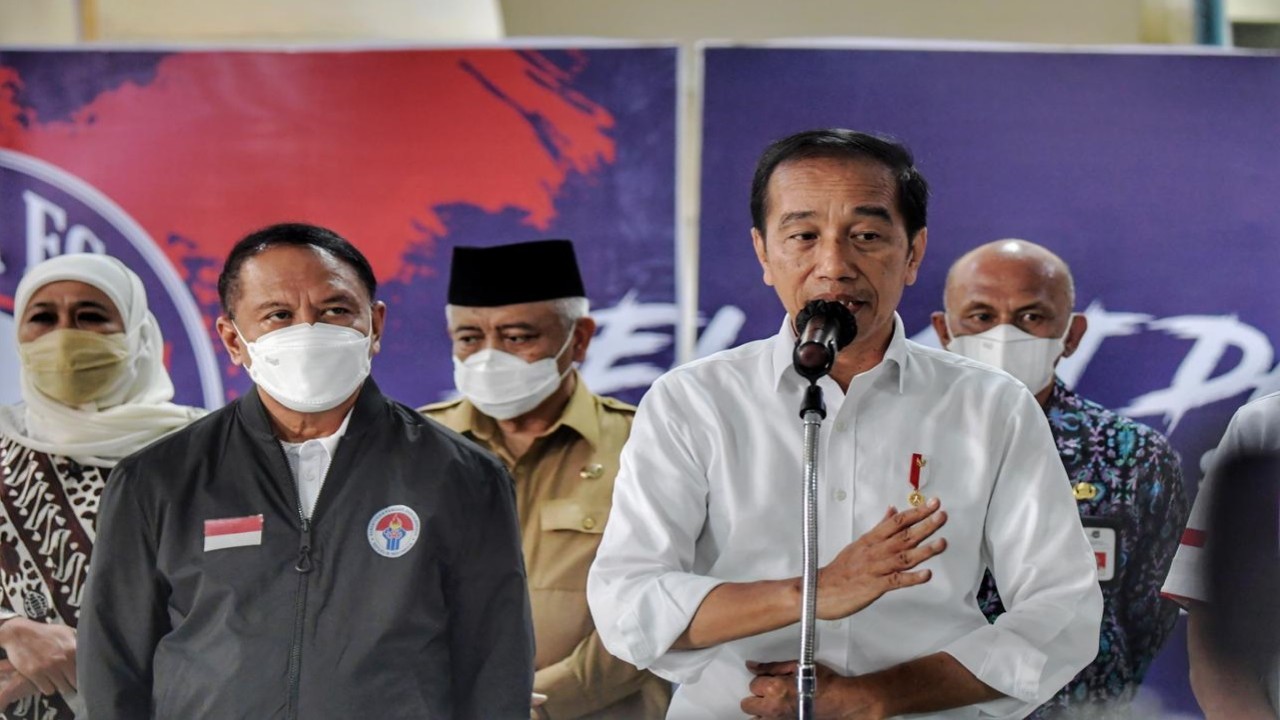Jokowi Minta Kelayakan Stadion Dievaluasi