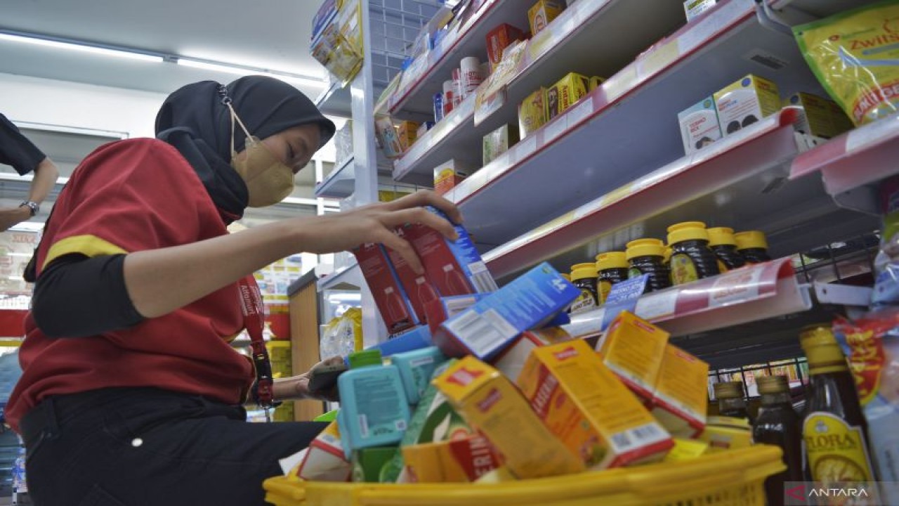 Ilustrasi pegawai mengumpulkan sejumlah obat sirup yang mengandung paracetamol pada salah satu minimarket di Tangerang Selatan, Banten, Rabu (19/10/2022). ANTARA FOTO/Sulthony Hasanuddin/YU