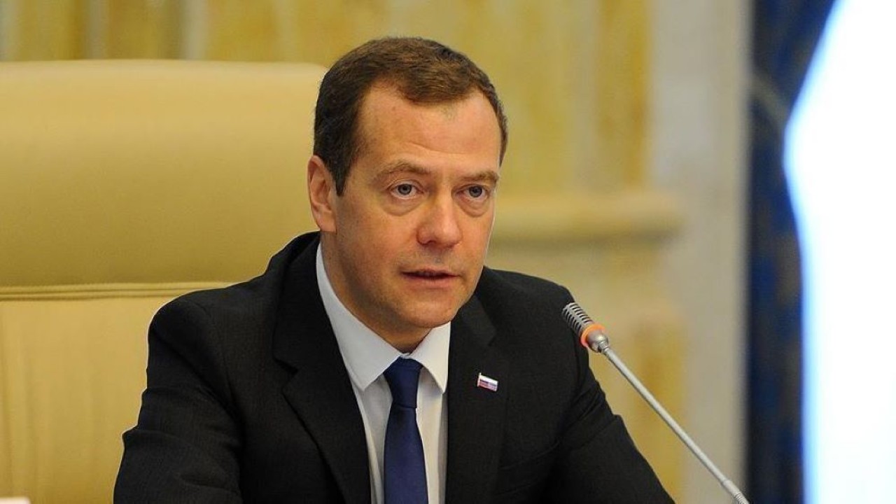 Mantan Presiden Rusia Dmitry Anatolyevich Medvedev. (Anadolu Agency)