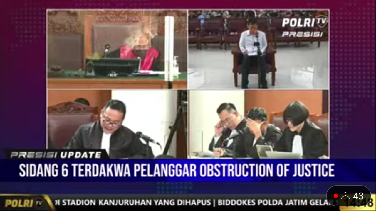 Sidang Brigjen Hendra Kurniawan.