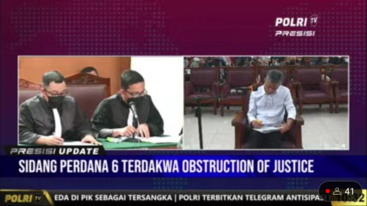 Sidang Brigjen Hendra Kurniawan.