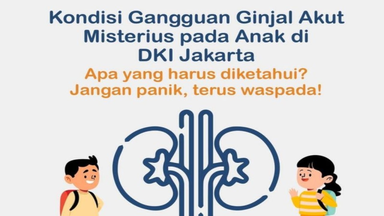 Ilustrasi penyakit gagal ginjal akut misterius pada anak di Jakarta, Jumat (14/10/2022). ANTARA/Instagram/@dinkesdki