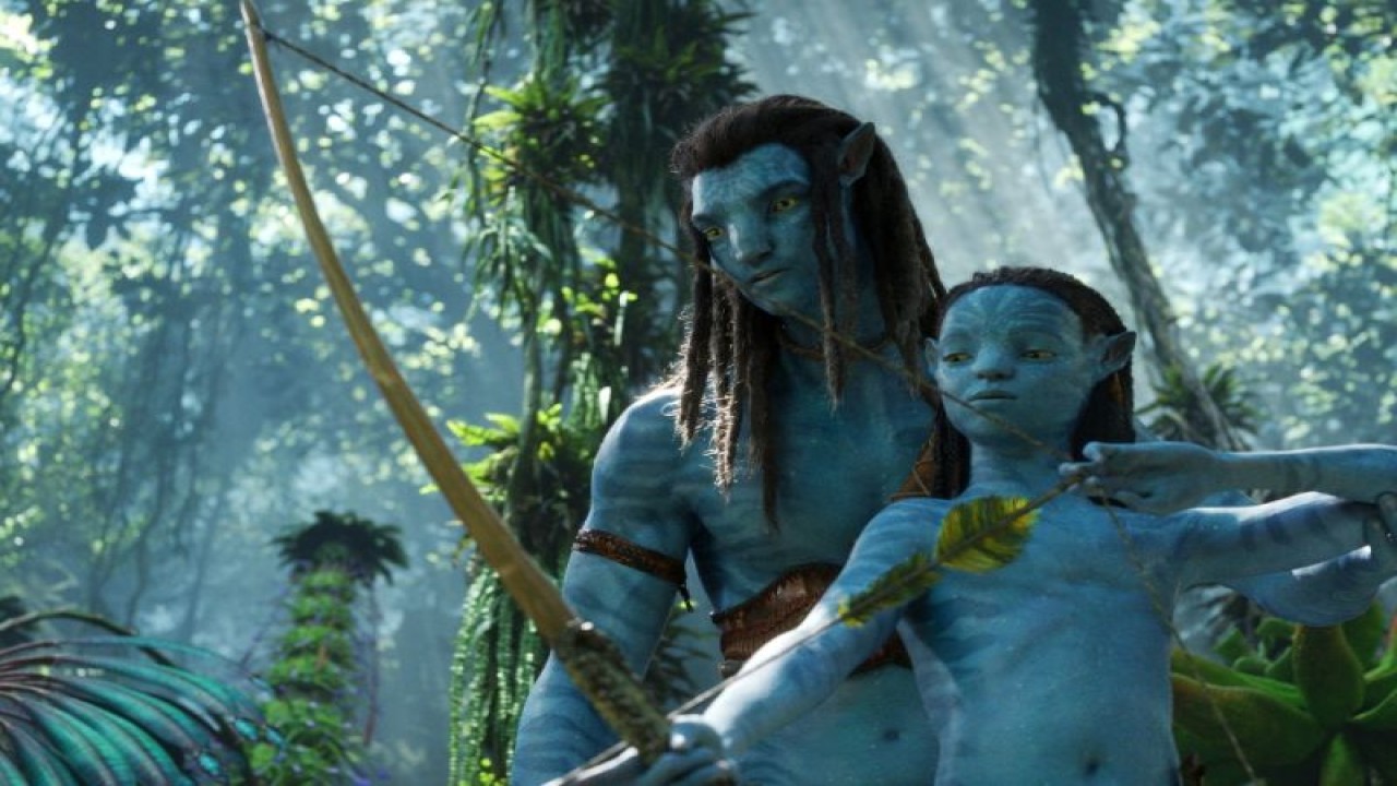 Potongan adegan dalam film "Avatar: The Way of Water". (ANTARA/HO-Disney)