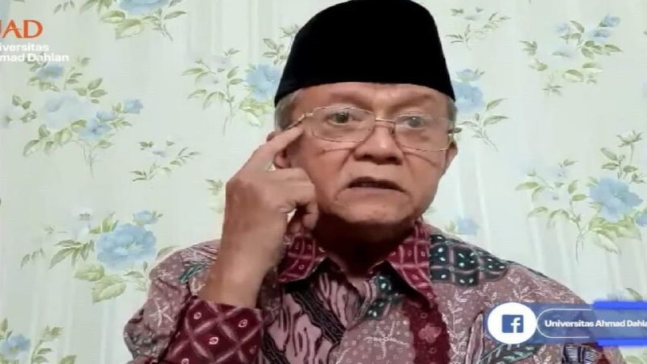 Ketua Pimpinan Pusat (PP) Mumahhadiyah Anwar Abbas. (ANTARA/HO-Muhammadiyah)