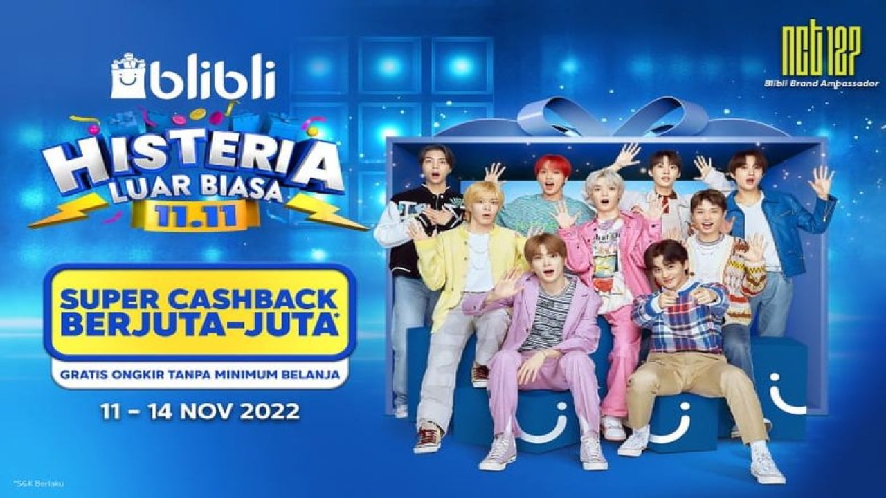 Blibli Histeria Luar Biasa 11.11 (ANTARA/HO)