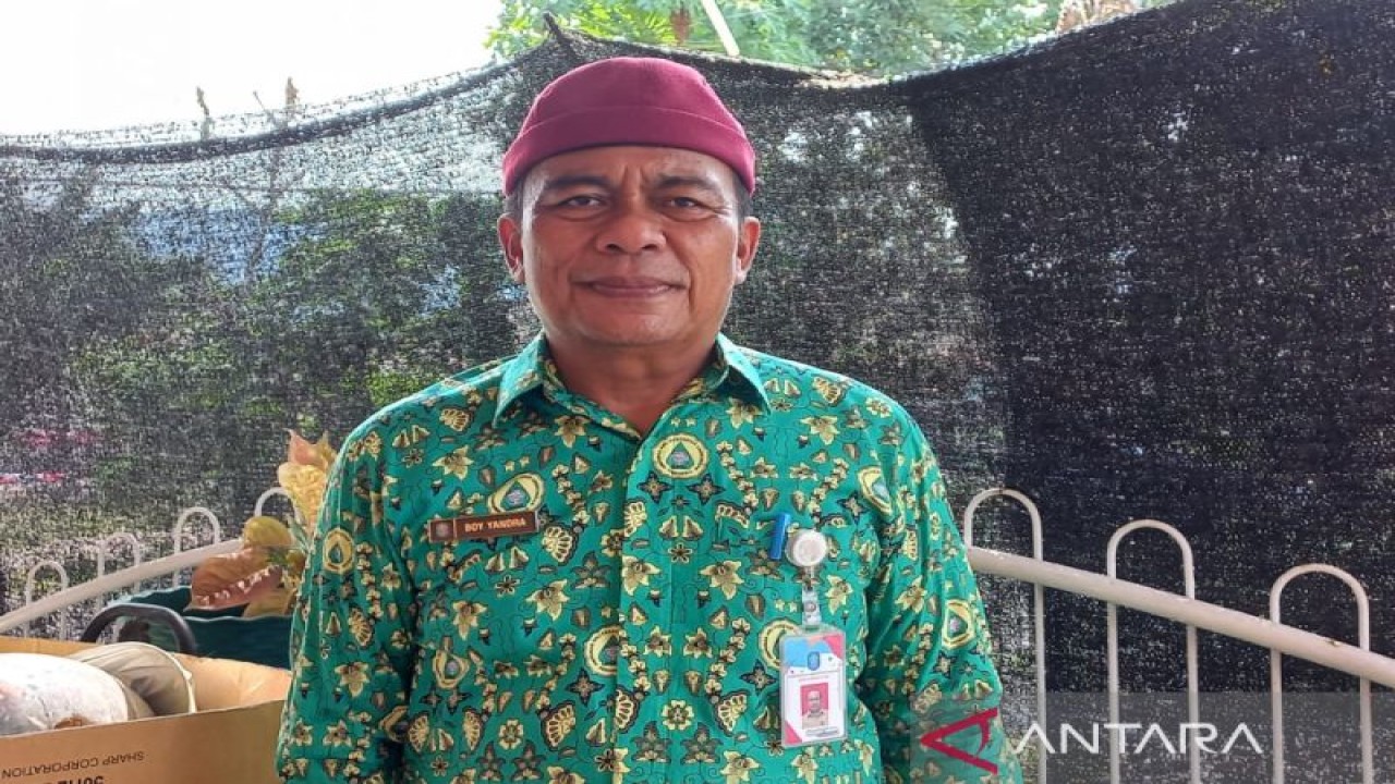 Juru Bicara Satgas COVID-19 Kabupaten Bangka Boy Yandra (ANTARA/Kasmono)