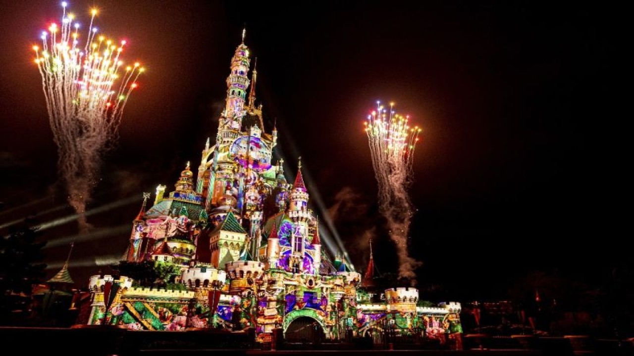 Castle of Magical Dreams di Hong Kong Disneyland (ANTARA/Ho/HKTB)