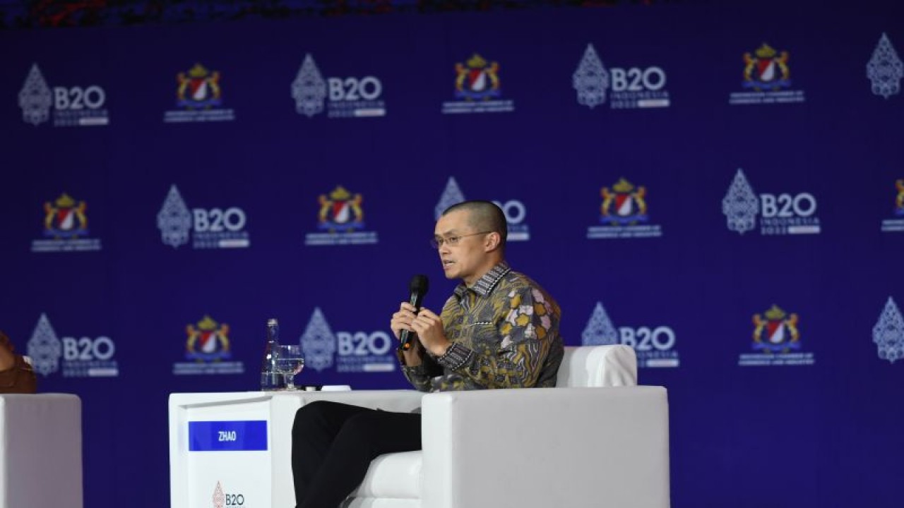 CEO Binance bahas masa depan teknologi industri di B20 Bali (ANTARA/HO)