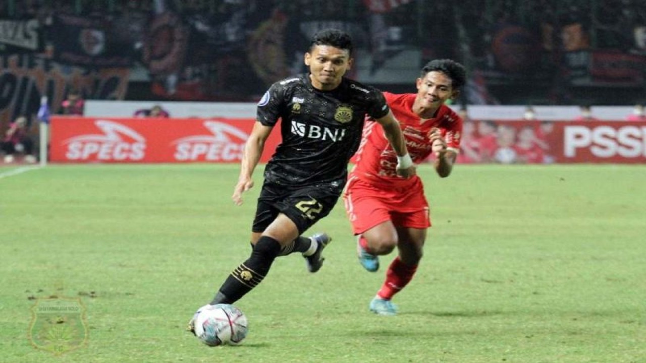 Striker Bhayangkara FC Dendy Sulistyawan. (ANTARA/HO-Bhayangkara FC)
