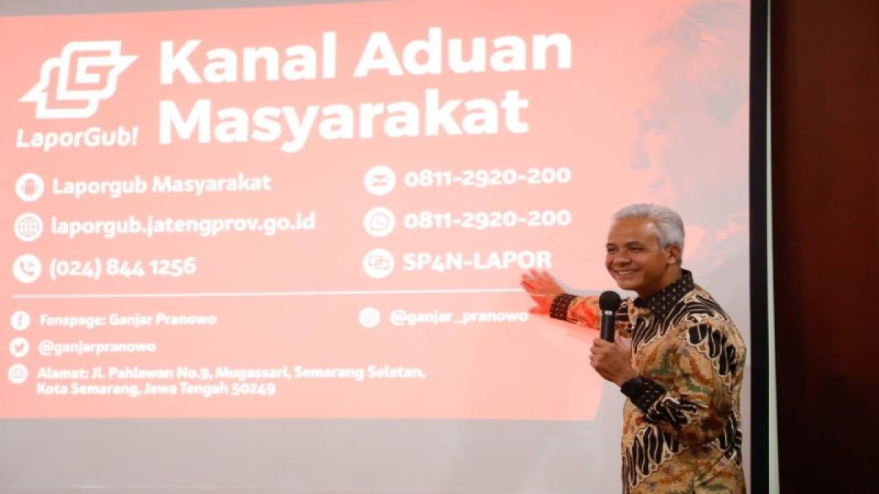 Gubernur Jawa Tengah (Jateng) Ganjar Pranowo. ANTARA/HO-Dokumentasi Pribadi
