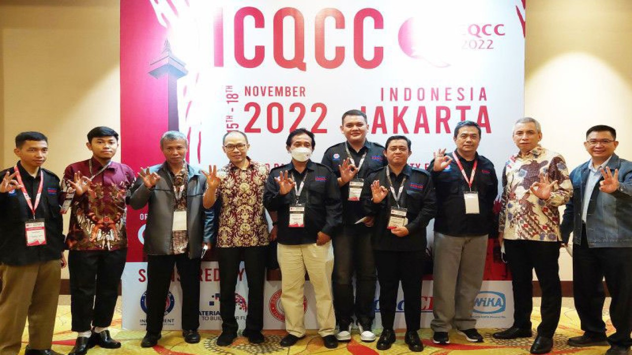 Tim Indocement dalam ajang International Convention on Quality Control Circle (ICQCC) 2022 berhasil menyabet enam medali emas, terdiri atas dua predikat prima emas dan empat predikat emas. (FOTO ANTARA/HO-Humas Indocement/Nov-2022)