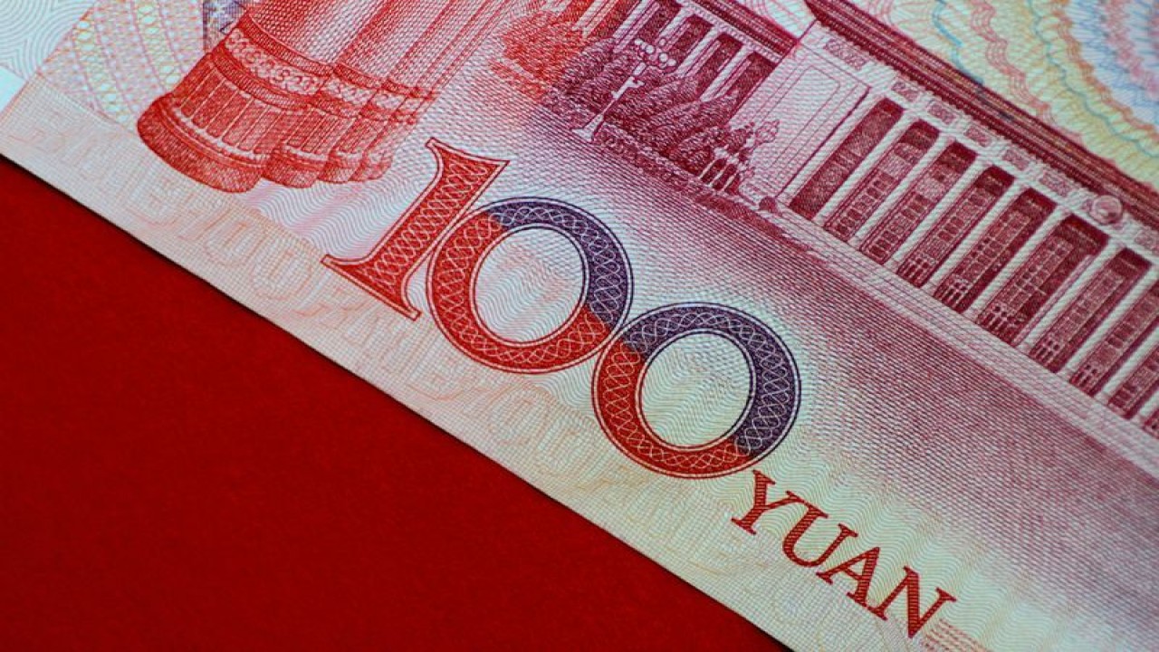 Ilustrasi: Uang kertas China yuan. ANTARA/REUTERS/Thomas White/Ilustrasi