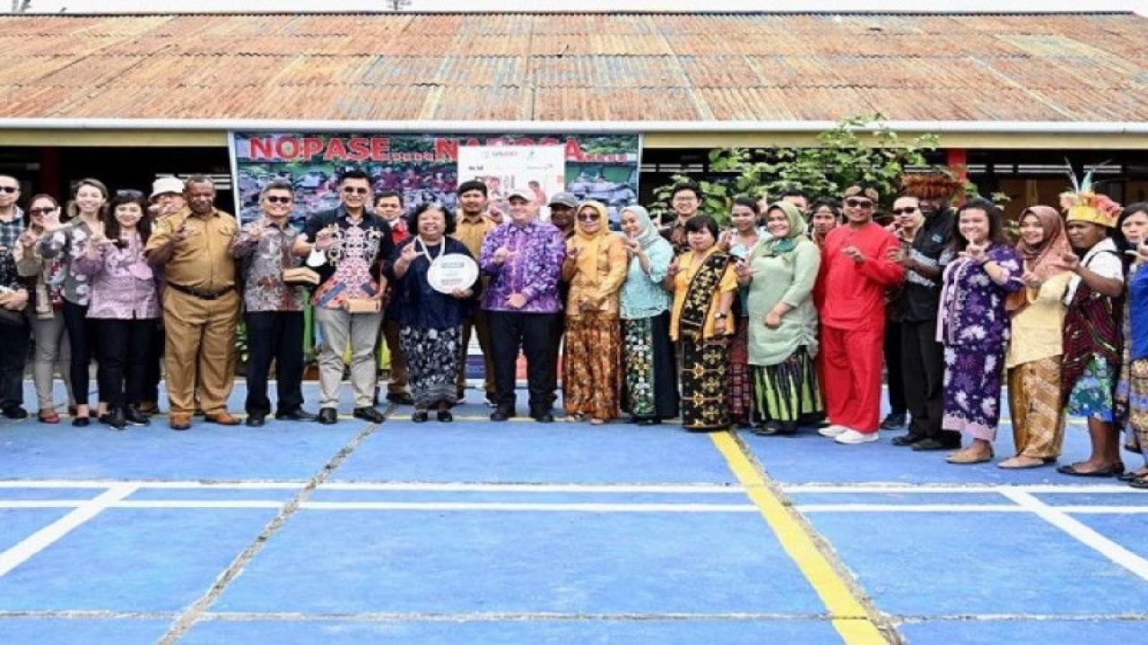 Kunjungan Kementerian Perencanaan Pembangunan Nasional (Bappenas) bersama Badan Pembangunan Internasional Amerika Serikat (USAID) ke Papua pada awal November 2022. (ANTARA/HO-Kedubes AS di Jakarta)