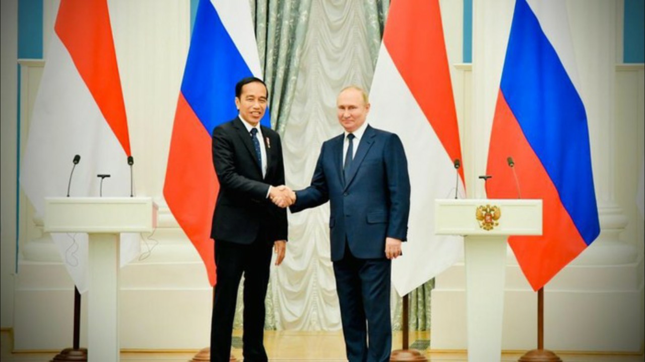 Jokowi dan Putin. (Net)