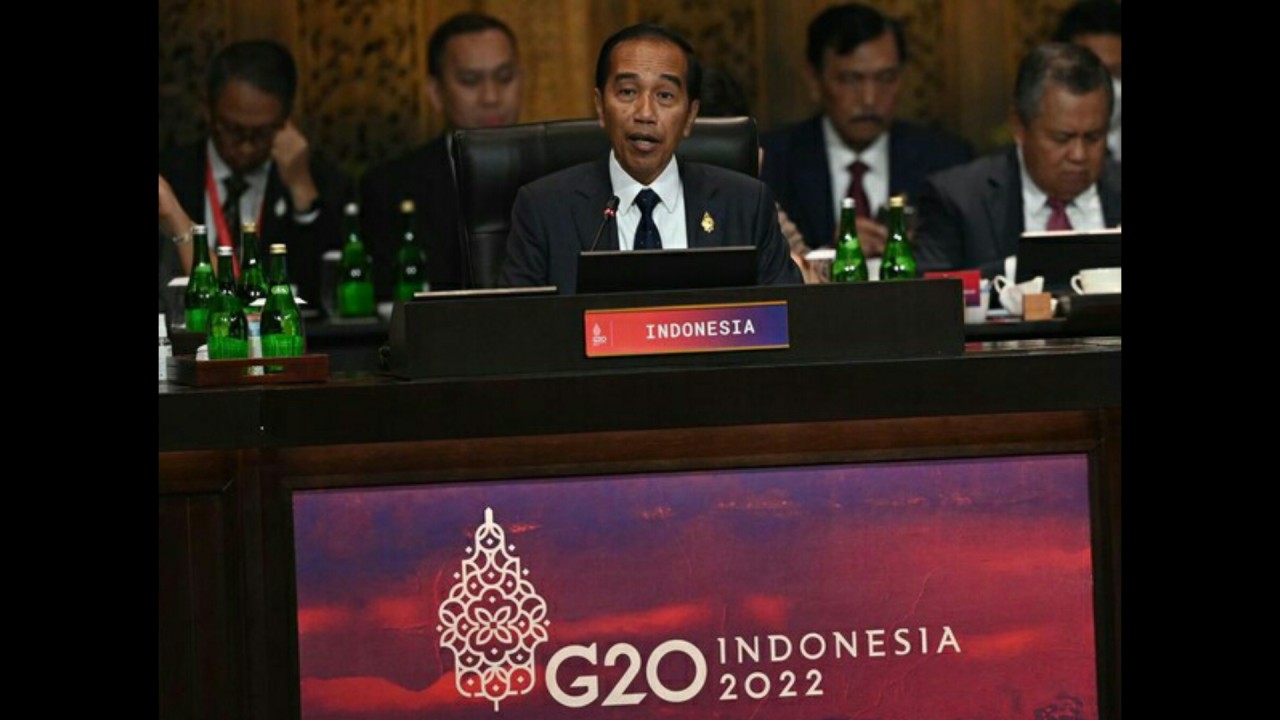 Presiden Jokowi di KTT G20. (Antara)