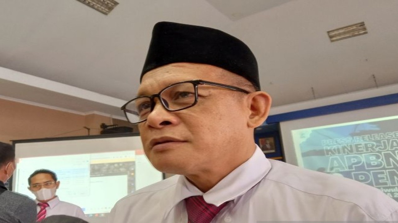 Kepala Kanwil Direktorat Jenderal Perbendaharaan Provinsi Bengkulu Syarwan. ANTARA/Anggi Mayasari