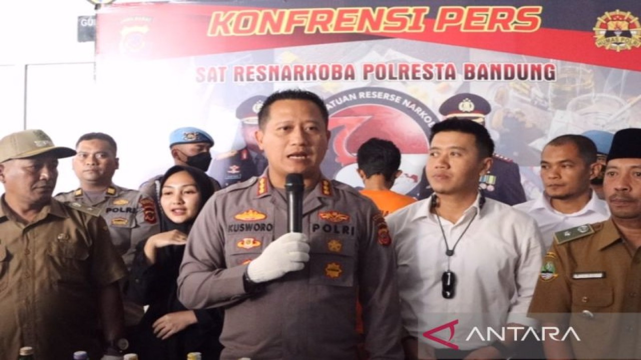 Kepala Polresta Bandung, Komisaris Besar Polisi Kusworo Wibowo. ANTARA/Bagus A Rizaldi