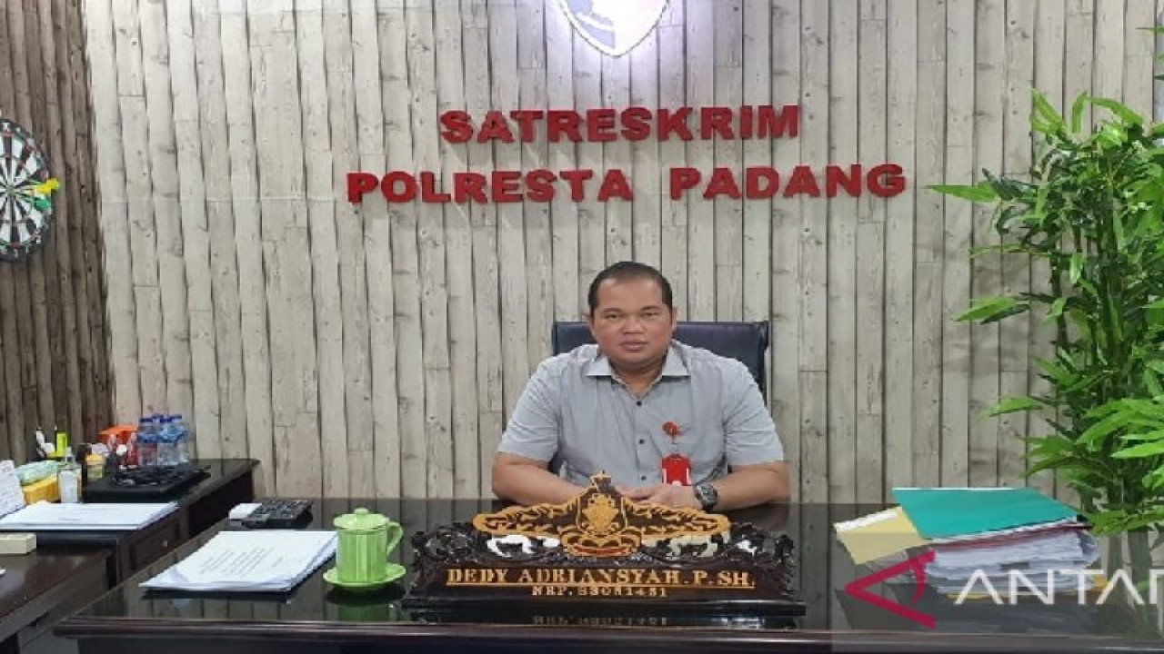 Kepala Satuan Reserse Kriminal Polresta Padang Kompol Dedy Adriansyah Putra. ANTARA/FathulAbdi