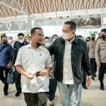 Ketua MPR RI Bambang Soesatyo bersama Gubernur Sulsel Andi Sudirman Sulaiman di Makassar, Minggu (13/11/2022). ANTARA Foto/HO-Humas Pemprov Sulsel-1668393572