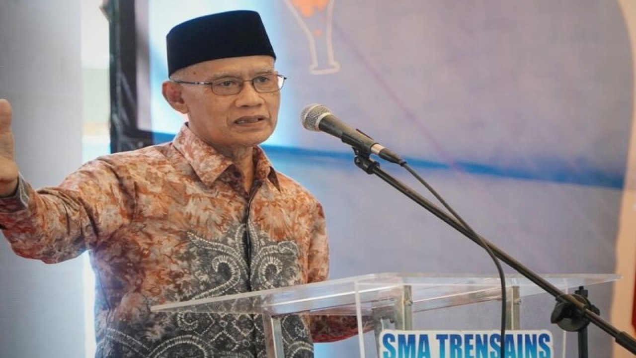 Ketua Umum Pimpinan Pusat Muhammadiyah Haedar Nashir. (ANTARA/HO-Muhammadiyah)