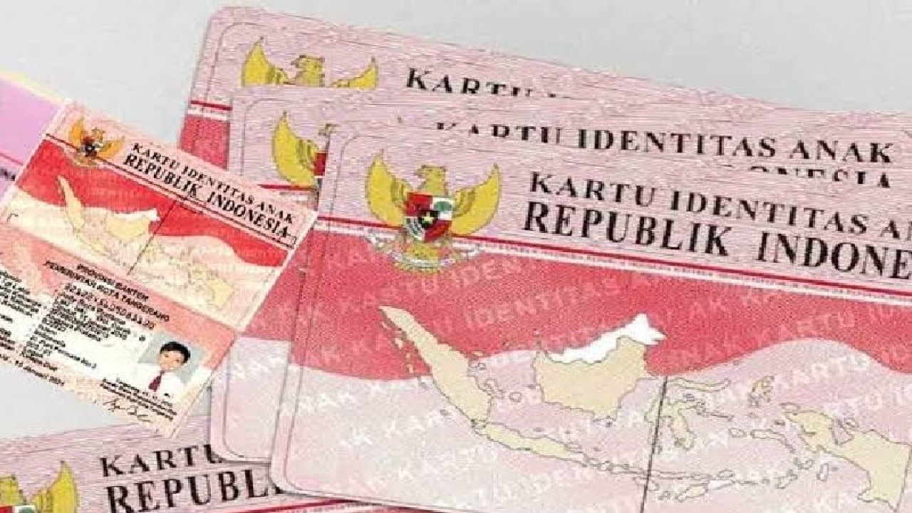 Dokumen kependudukan Kartu Identitas Anak. ANTARA/HO-Disduk