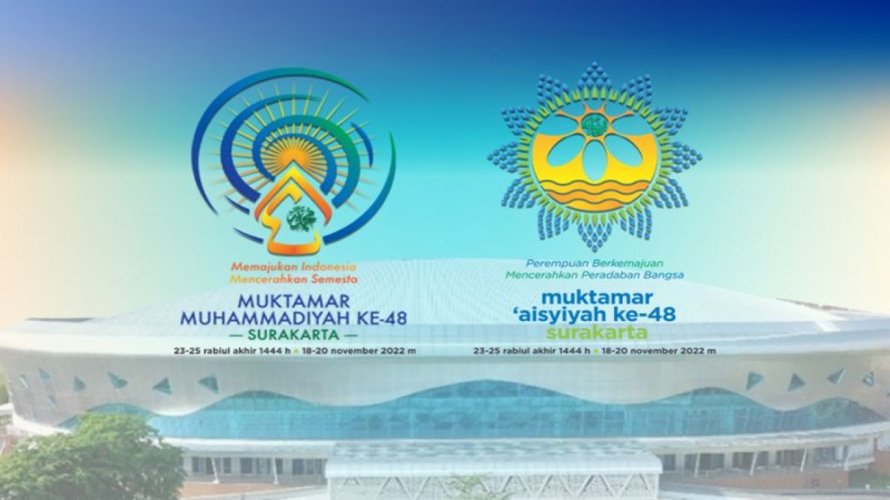Logo Muktamar Ke-48 Muhammadiyah dan 'Aisyiyah di Surakarta. suaramuhammadiyah