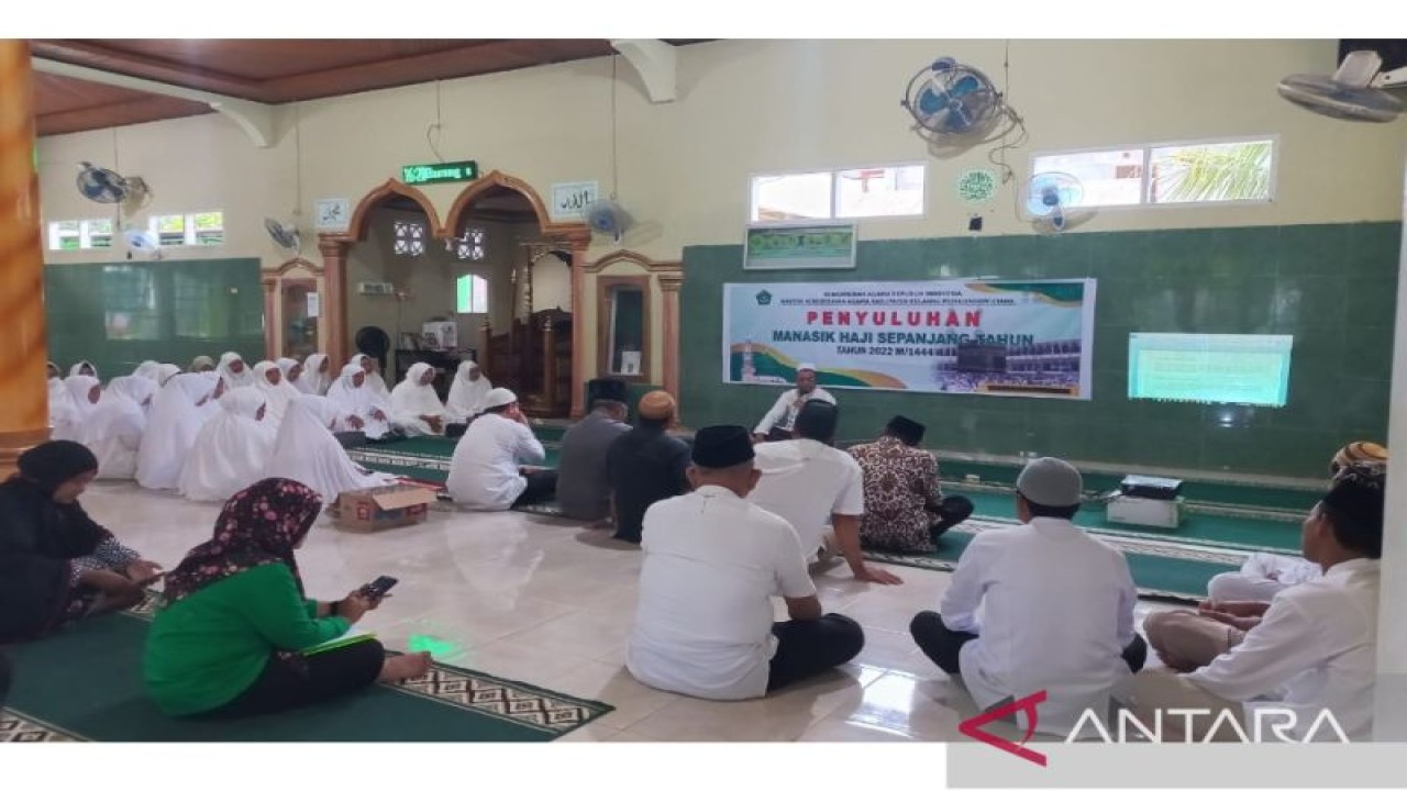 Kegiatan Manasik haji Sepanjang Tahun, di Bolmut, Provinsi Sulut, Rabu (13/11/2022). FOTO ANTARA/Nancy L Tigauw. (1)