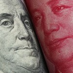 Mata uang Dolar AS dan Yuan China. ANTARA/Shutterstock/rustamxakim/aa.-1668660466