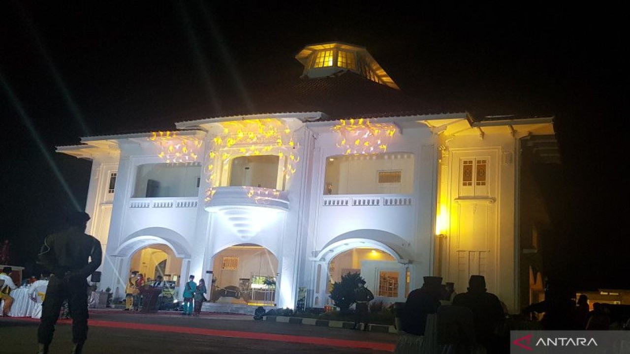 Peresmian pemugaran Museum Digital Gedung Juang Tambun Selatan, Kabupaten Bekasi, Jawa Barat pada Jumat (19/3/2021). (FOTO ANTARA/Pradita Kurniawan Syah).