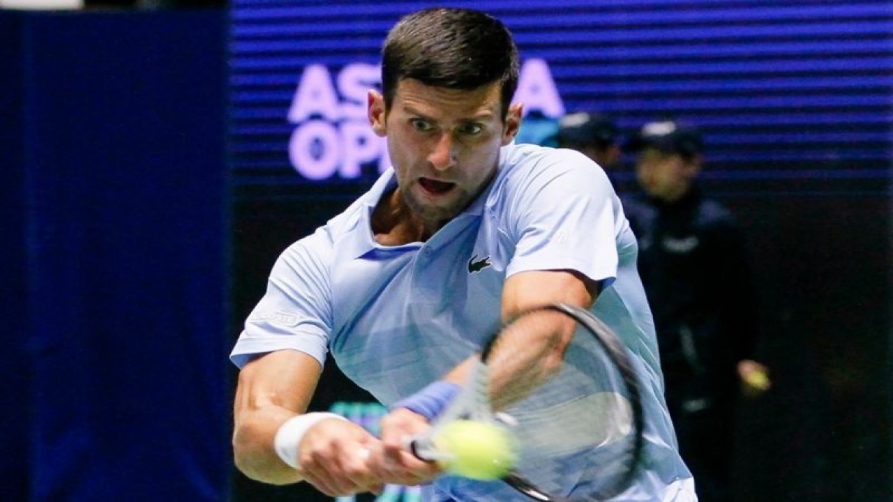 Petenis Serbia Novak Djokovic (ANTARA/Photo by AFP)