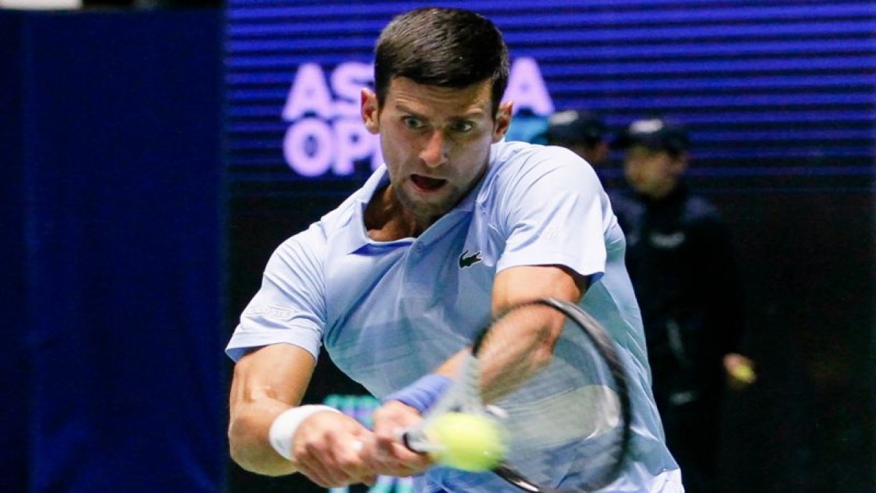 Petenis Serbia Novak Djokovic. (Photo by AFP) (AFP/-)