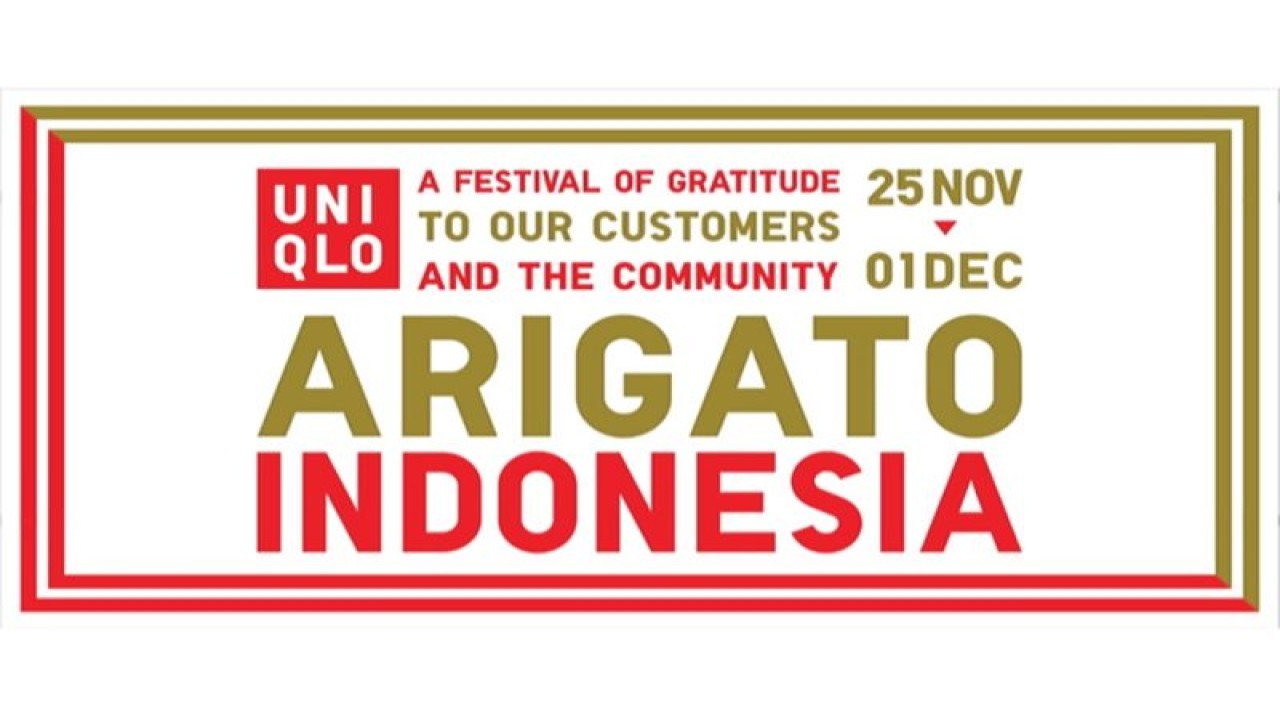 Poster “Arigato Indonesia Promotion Week” (ANTARA/HO)