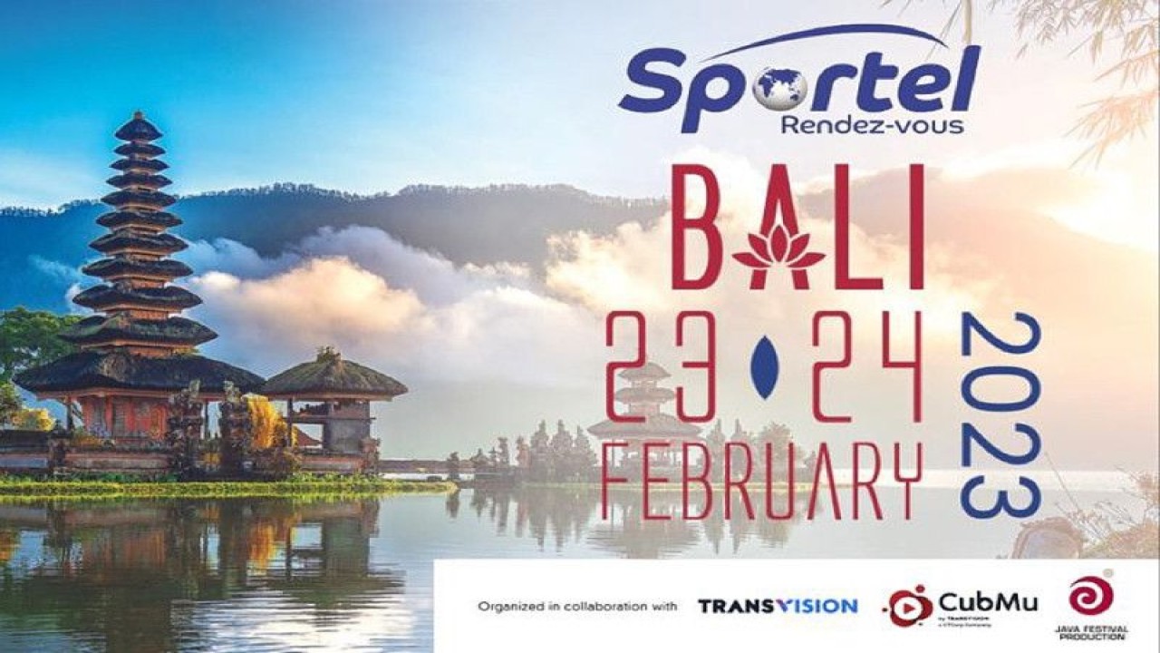 Poster “Sportel Asia di Bali” (ANTARA/HO)