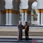 Presiden RI Jokowi bersalaman dengan Presiden UEA Sheikh Mohamed bin Zayed Al Nahyan-1668398312