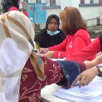Proses pendaftaran pelayanan KB gratis di BKKBN Kepri, Jumat (11/11) (ANTARA/Jessica)-1668155241