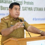 Sekda Provinsi Sulawesi Selatan Abdul Hayat Gani memberikan sambutan pada acara penanganan stunting di Makassar, Senin,(14/11/2022). ANTARA/HO-Humas Pemprov Sulsel-1668484603