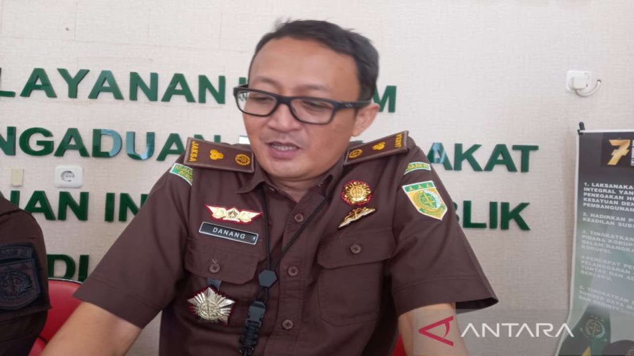 Seksi Penyidikan Pidana Khusus Kejati Bengkulu Danang Prasetyo. ANTARA/Anggi Mayasari